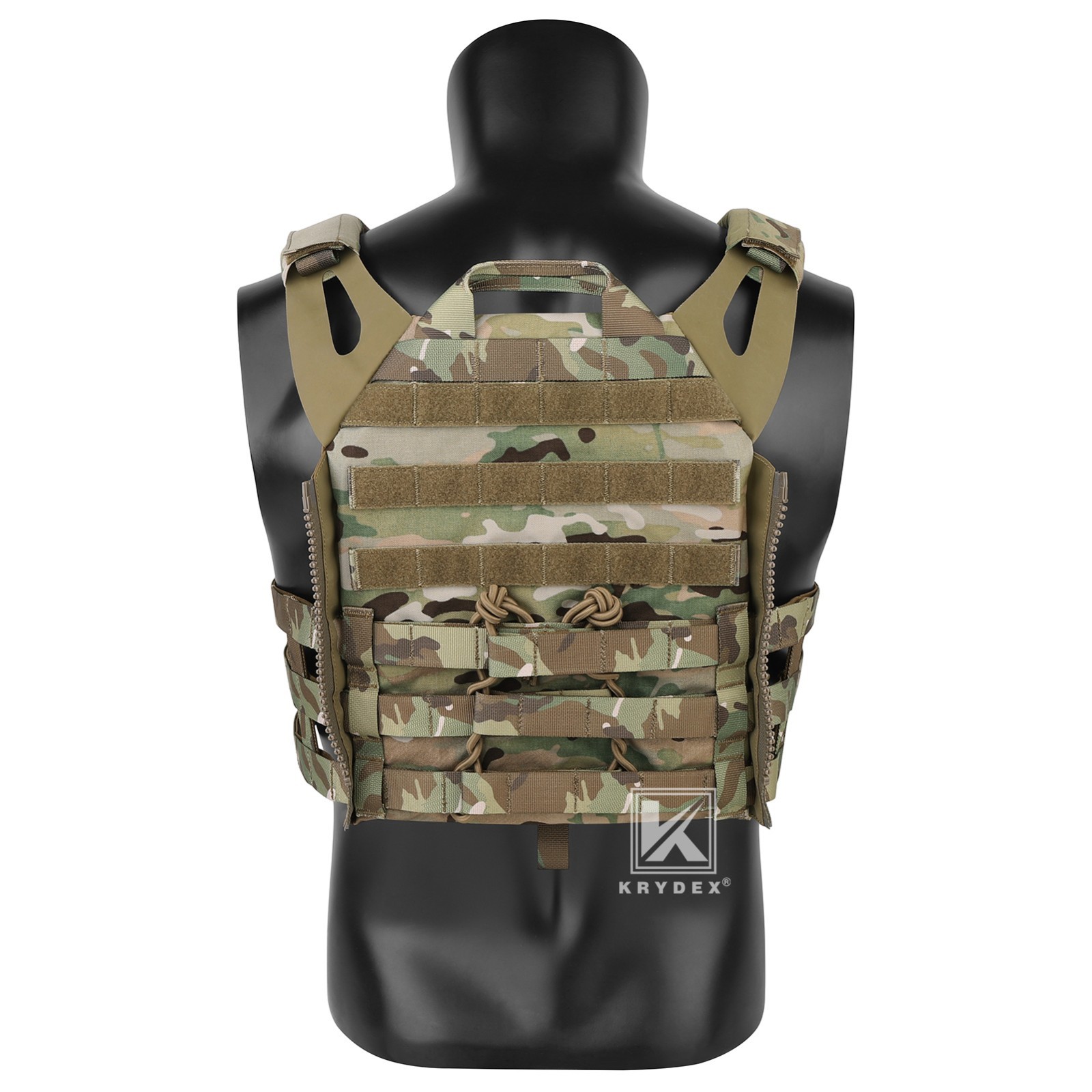 KRYDEX JPC2.0 Tactical Plate Carrier MOLLE Panel Quick Release Vest Camouflag MC