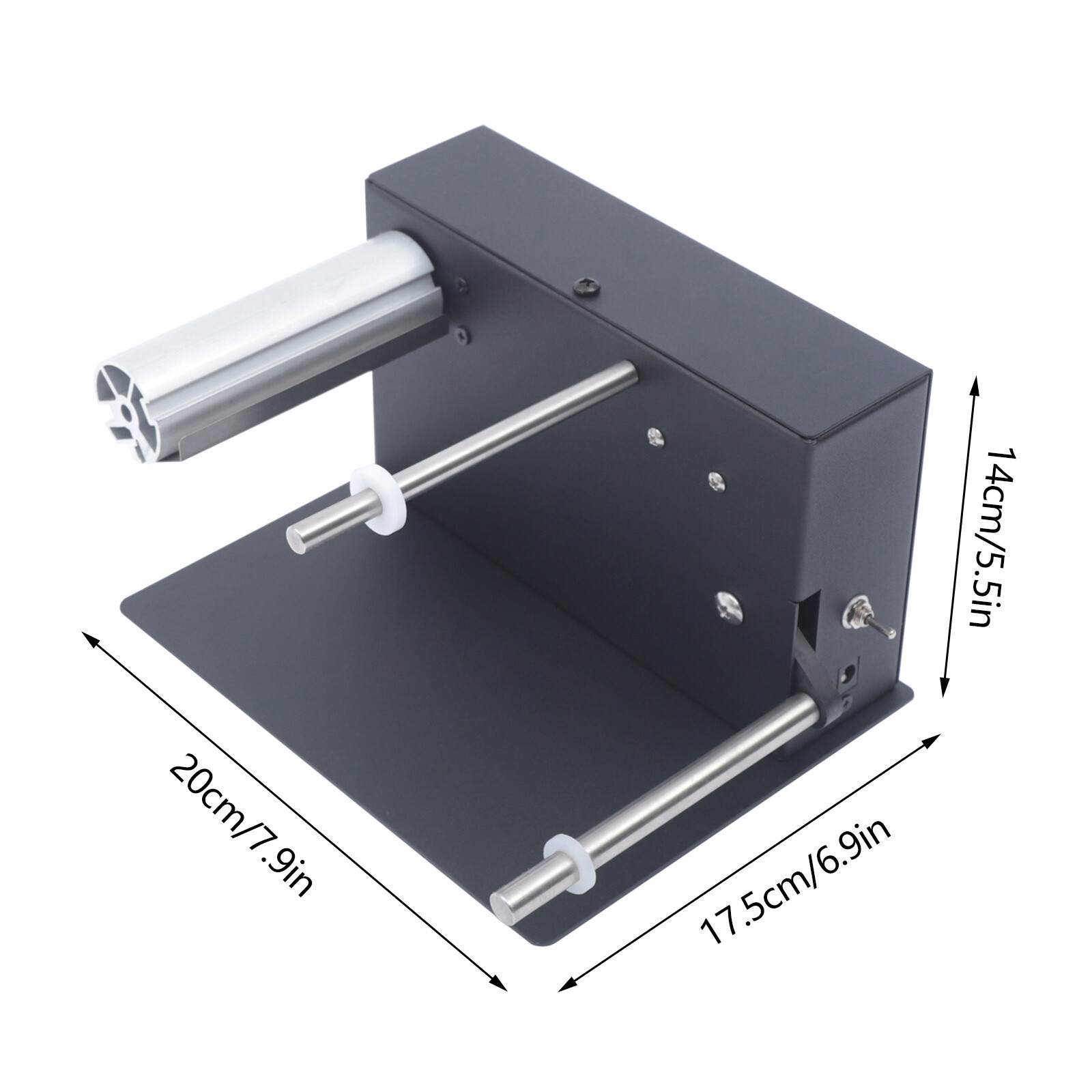 180mm Automatic Label Rewinder Rewinding Machine Speed Adjustable Bidirectional