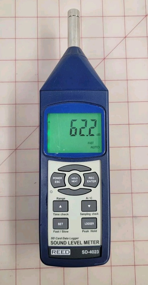 REED SD-4023 HANDHELD SOUND LEVEL METER SD CARD DATA LOGGER