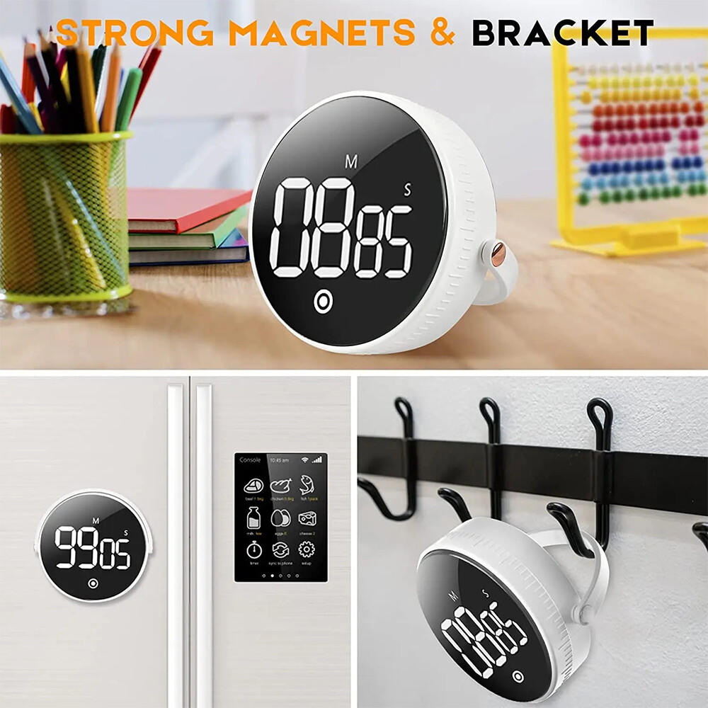 Large LCD Digital Kitchen Cooking Timer Count-Down Up Clock Loud Alarm Magnetic