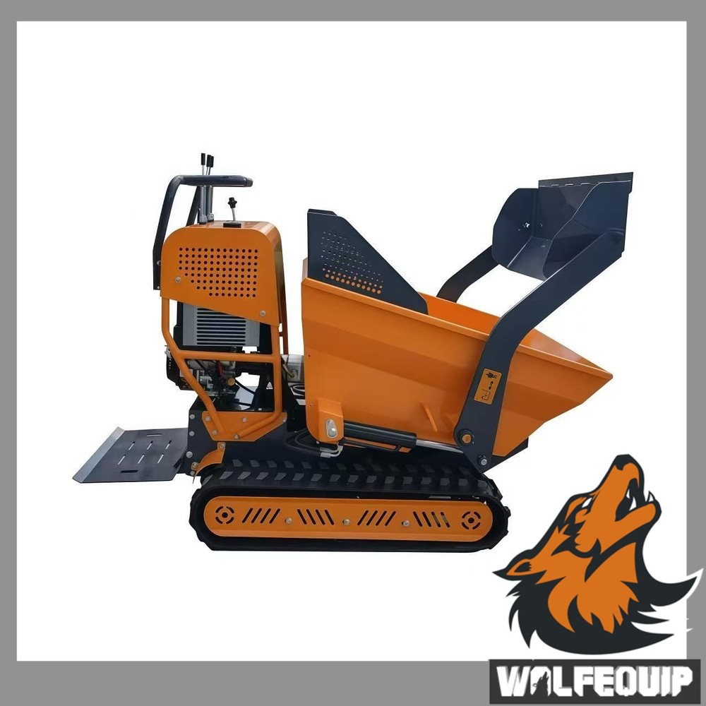6.5HP Rato Engine EPA Mini Tracked Wolfequip Self-Loading Crawler Dumper