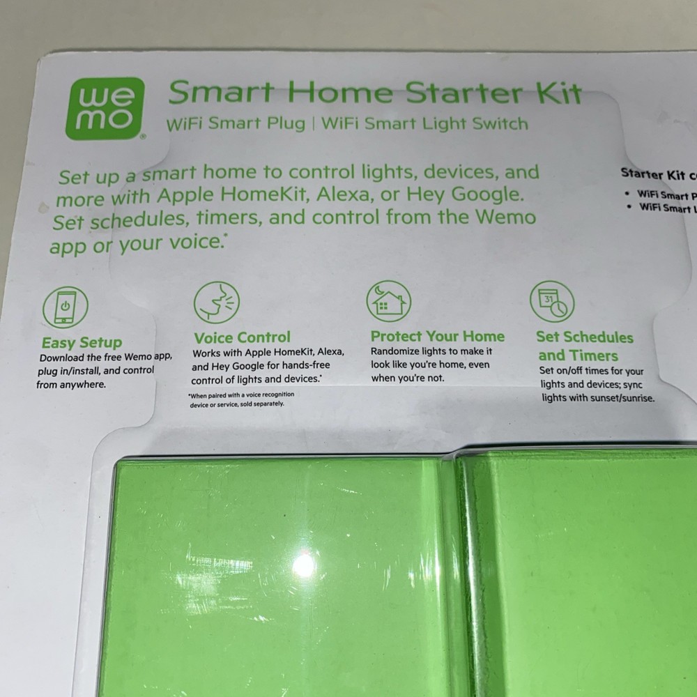 Wemo Smart Home Starter Kit Smart Plug Switch Controlled Google Apple Alexa New