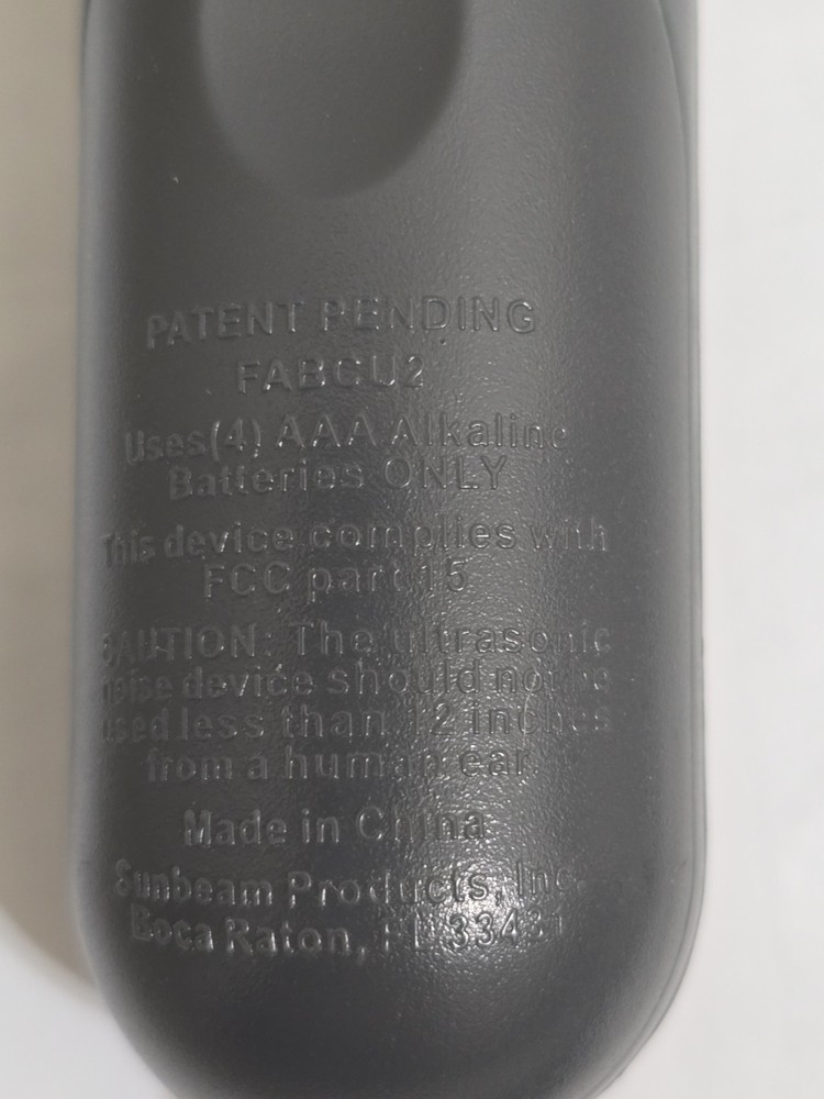 First Alert Ultrasonic Bark Control Handheld Device 15 Ft. Range