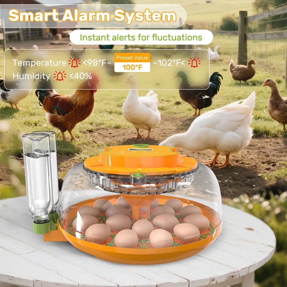 18 Egg Incubators for Hatching Eggs Incubator Incubator with Automatic Turning