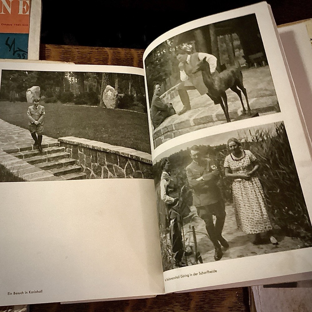 WWII 1939 Unser Führer 50th Birthday Photobook & L'Illustrazione Italiana Lot