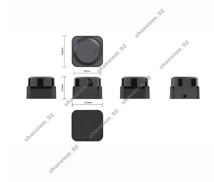 Lidar Scanner Sensor 40m Range 32KHz Sampling High Accuracy Measurement