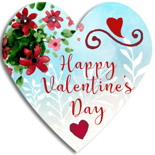 Heart Shape Personalized Medium Valentines Sticker Label - 24 stickers per sheet