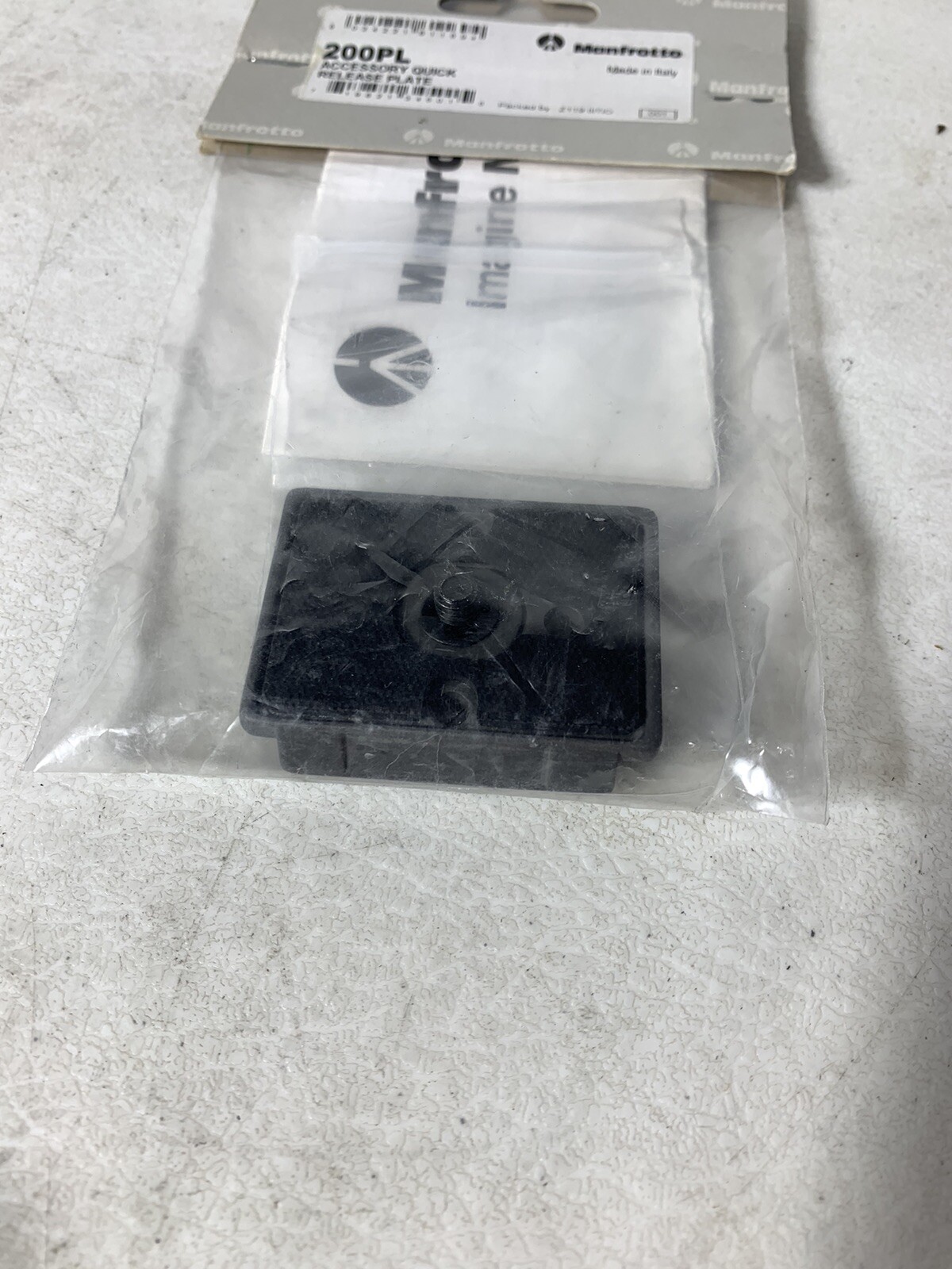 Manfrotto 200PL Accessory Quick Release Plate 719821345015 Sealed - free ship