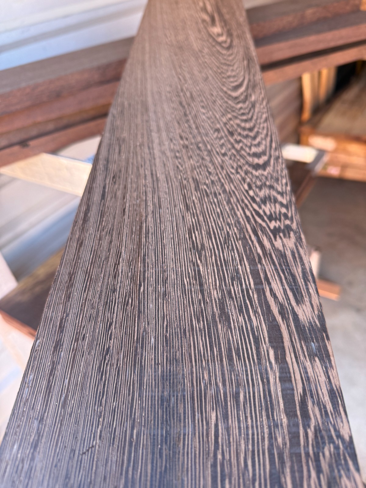 Wenge Exotic African Hardwood - 2 PIECES - 36" length S2S Kiln Dried