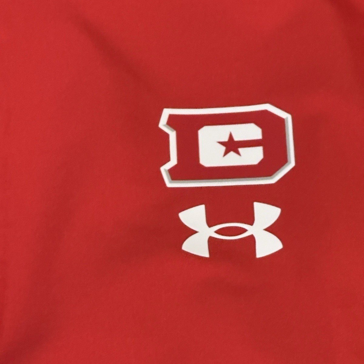 Under Armour Red Quarter Zip Pullover Jacket Mens 3XL Athletic Performance