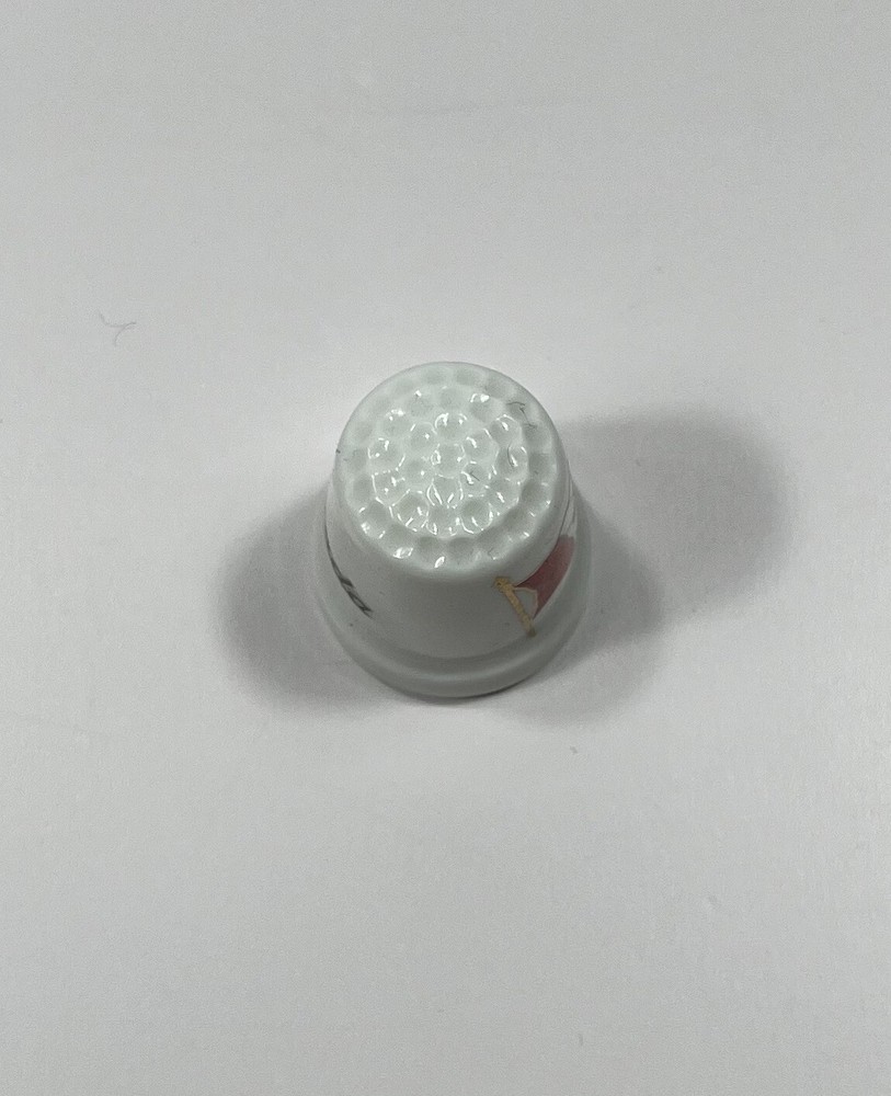 Canada Porcelain Thimble Canadian Flag