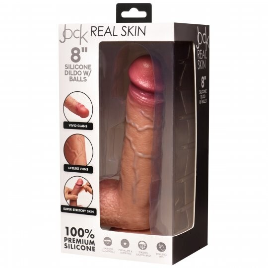 8 Inch Real Skin Silicone - Medium