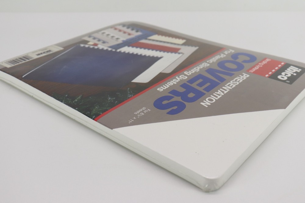 White Presentation Covers IBICO binding systems for COMB Binding Systems 25 New