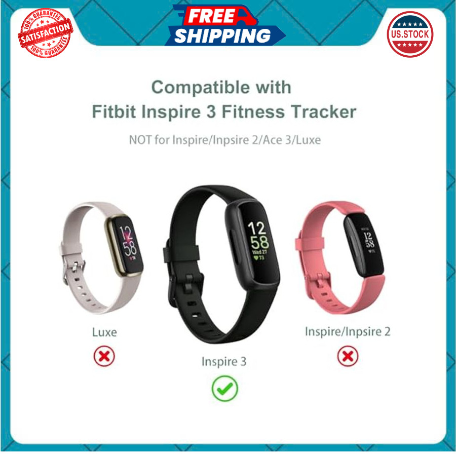 Charger Cable Replacement for Fitbit Inspire 3 (2 Pack/3.3Ft)