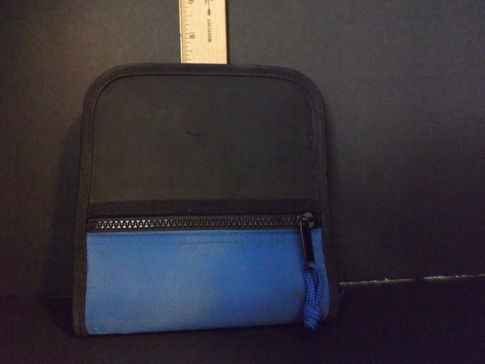 CD Carry Case in Blue and Black
