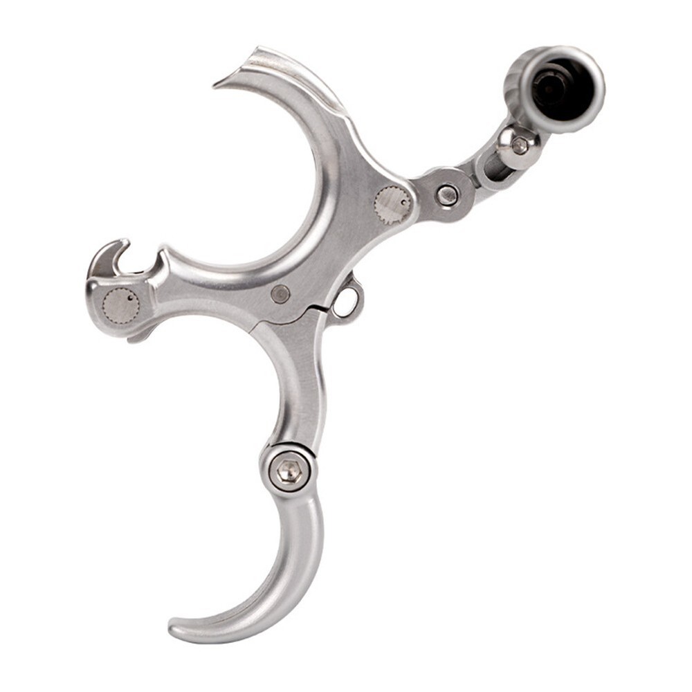 Enhanced Accuracy,with Adjustable Stroke Archery Release Three Four Finger Grip