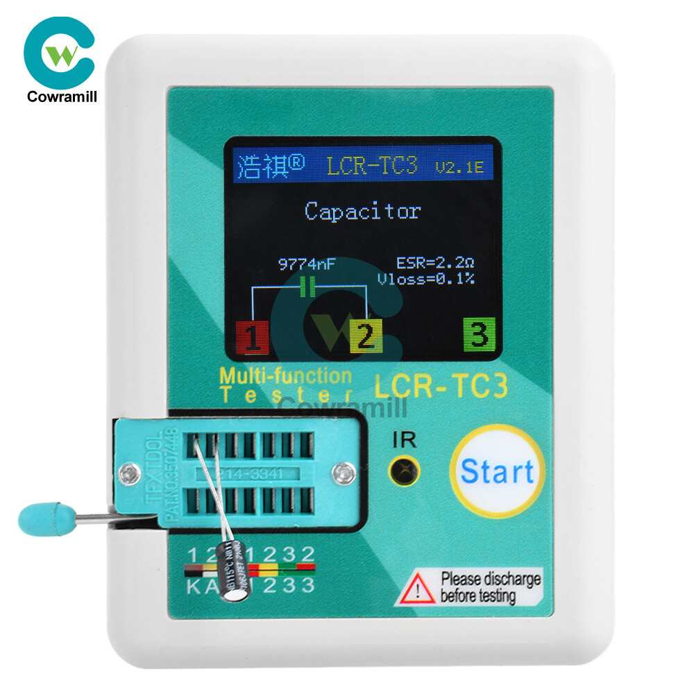LCR-TC1 Multifunction Transistor Tester Diode Triode Capacitance Meter LCR ESR