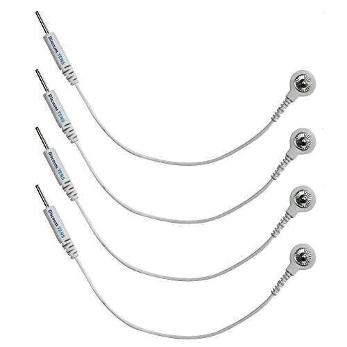 TENS Lead Wire Adapters, Converts 3.5mm Snap to 2mm Pin (Qty 4) Discount TENS