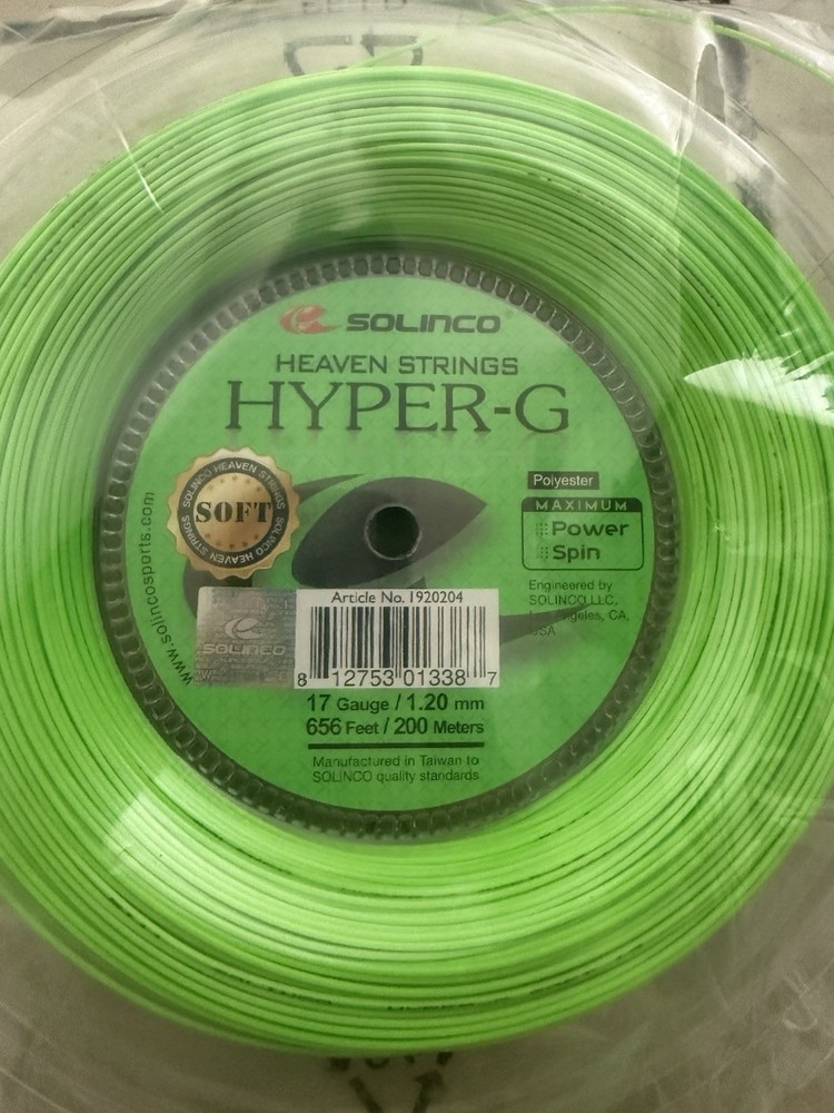 Tennis String Solinco Hyper-g Soft 1.20  200m