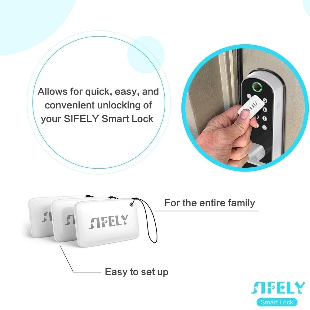 Sifely Smart Lock Key Fobs (2 Pack)