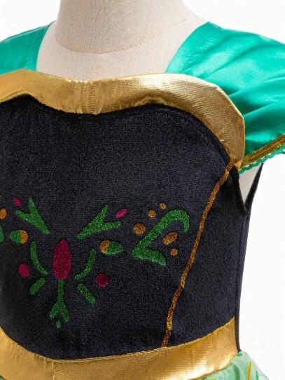 NEW Princess Ana Frozen Dress Girls Halloween Costume