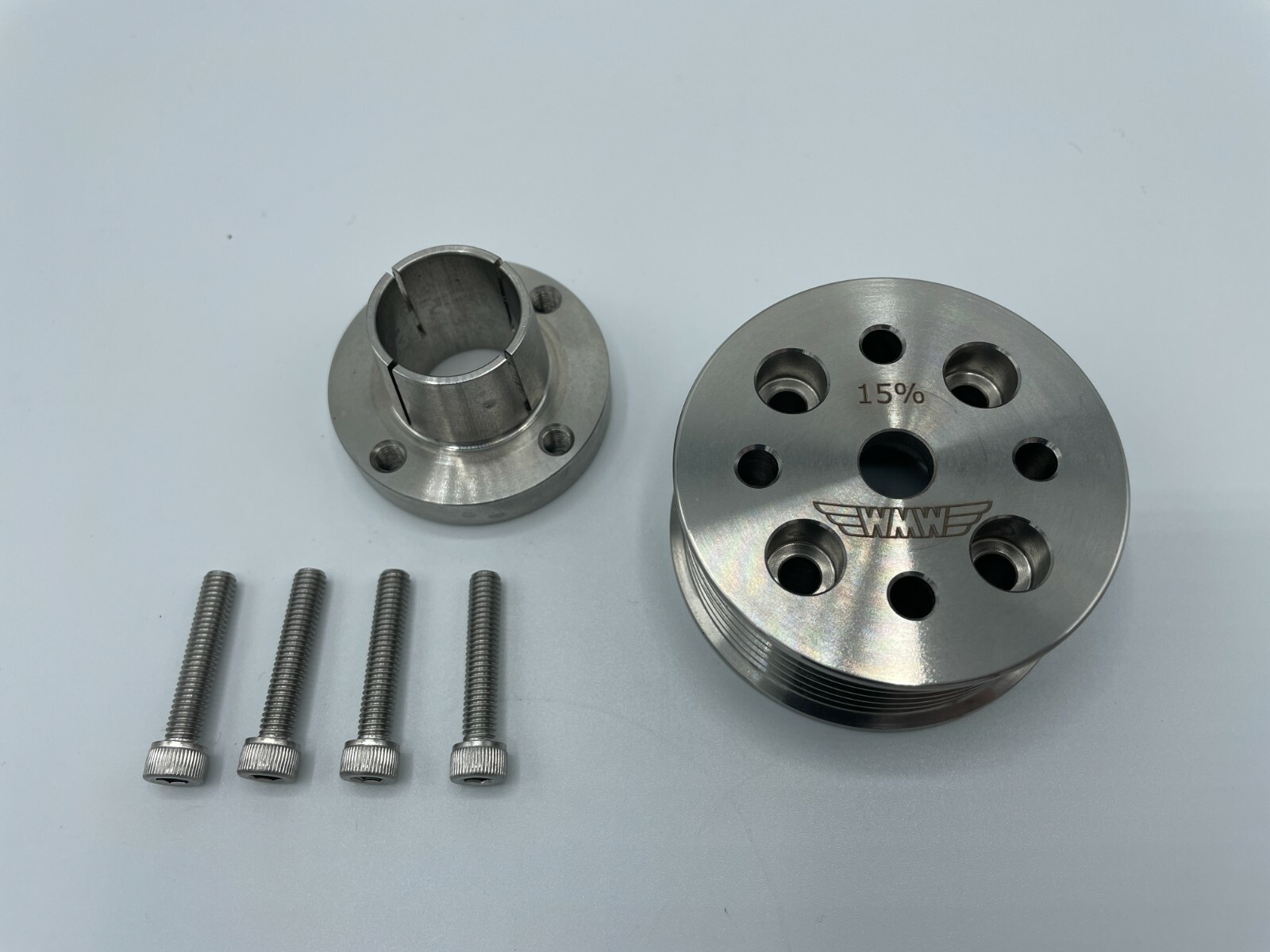 WMW 15% Supercharger Reduction Pulley & Belt for R53 02-06 MINI Cooper S and R52