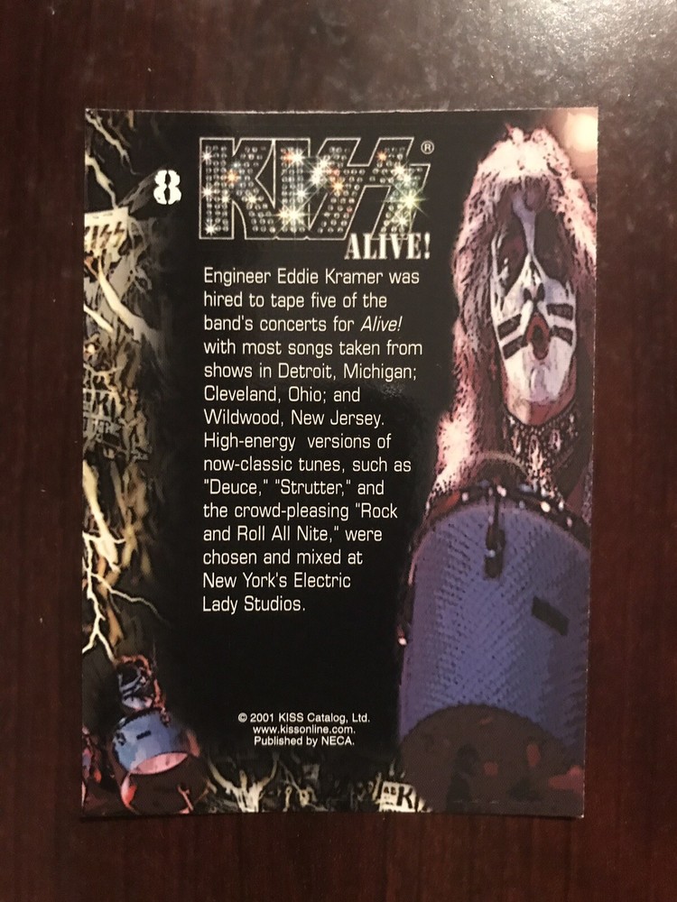 2001 Kiss Alive #8 - Engineer Eddie Kramer