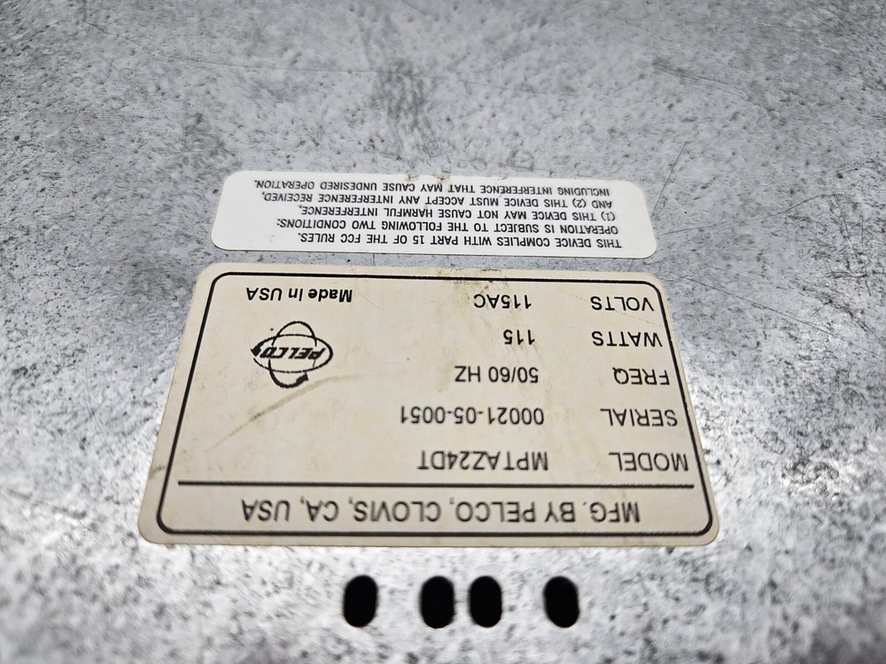 PELCO MPTAZ24DT Desktop Joystick Control Module. Working PTZ Control