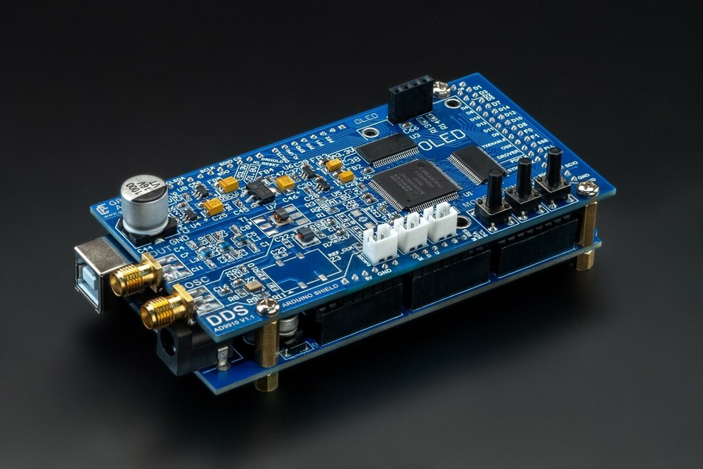 DIY KIT DDS AD9910 Arduino Shield RF Signal Generator NO ARDUINO Low noise spurs