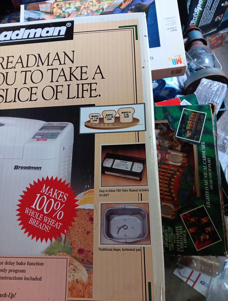 Breadman Automatic Bread Maker with Non-Stick Loaf Pan