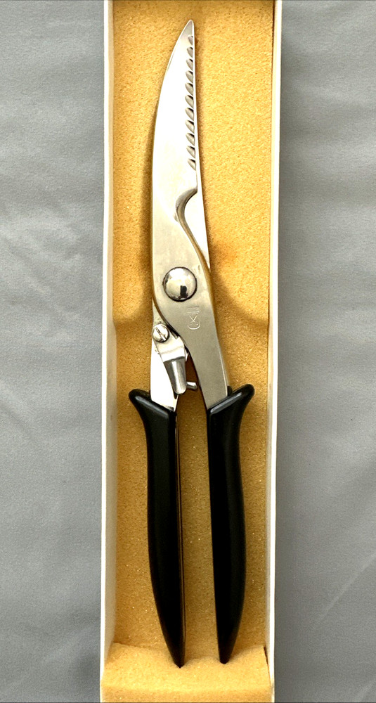 Zwei Ochsen Model 1245 Locking Poultry Shears Scissors with Spring Excellent