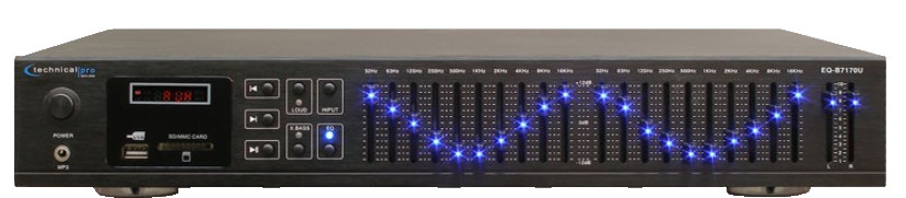 Technical Pro EQB7170U Graphic EQ with USB used