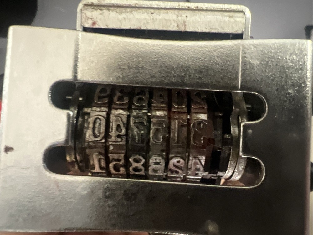 Auto Numbering Machine Number Stamp Chrome 607