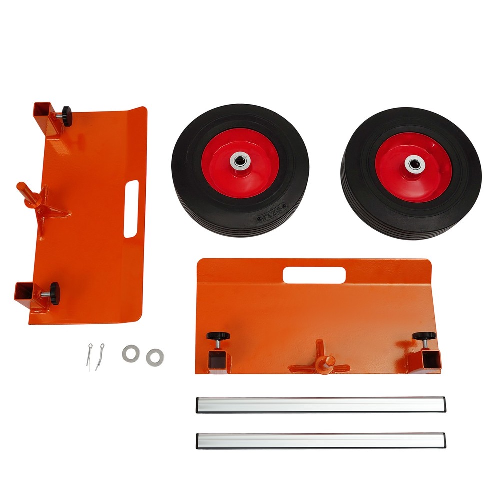 Heavy Duty Panel Cart, Drywall Sheet Mover with 10" Solid Wheels, Panel Cart for