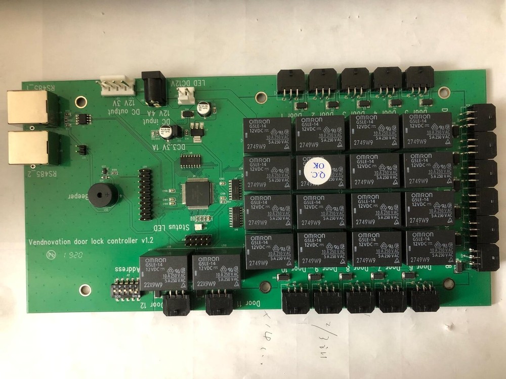 Vendnovation door lock controller v1.2 Vending parts/locker board controller
