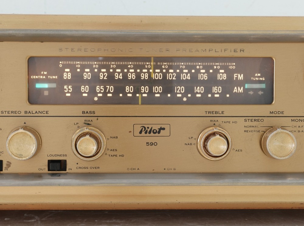 Pilot Model 590 Stereo Tuner Preamplifier