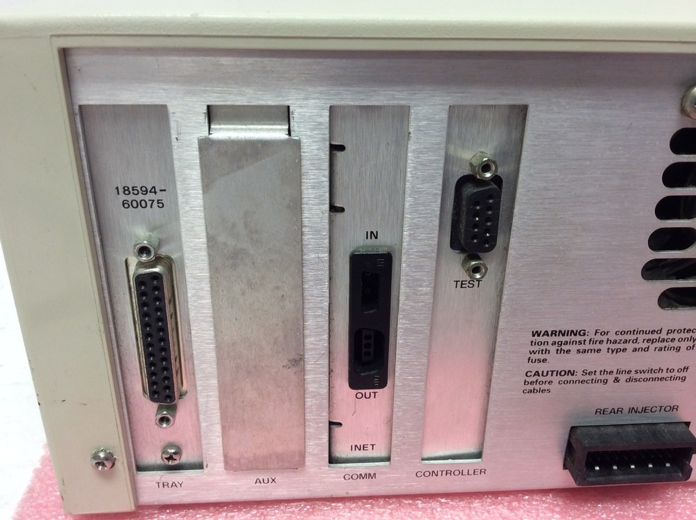 Hewlett Packard HP 7673 Autosampler Controller model18594B Lab Test Equipment