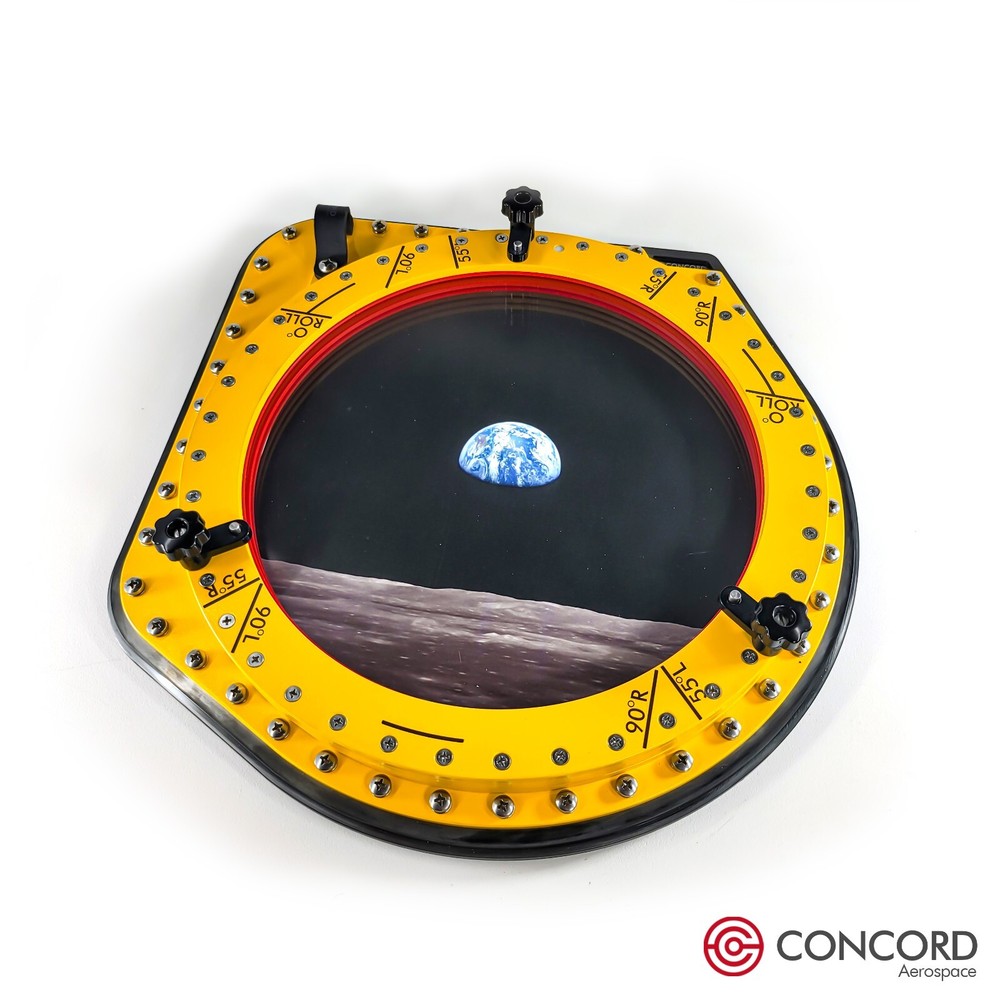 APOLLO COMMAND MODULE HATCH WINDOW - INNER STRUCTURE PICTURE FRAME