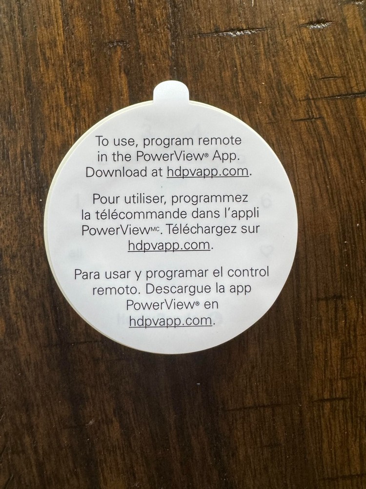 NEW Hunter Douglas Powerview Gen 3 White Remote Only