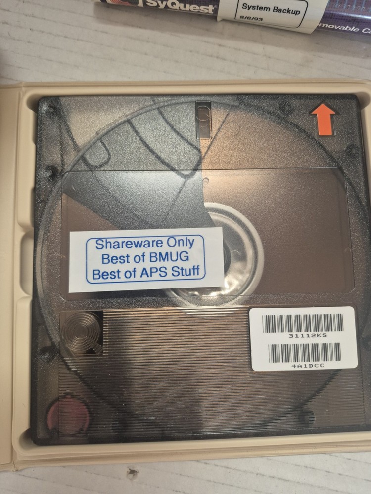 12 Vintage Computer 5.25" Removable Hard Disk Cartridge Datacart UNTESTED