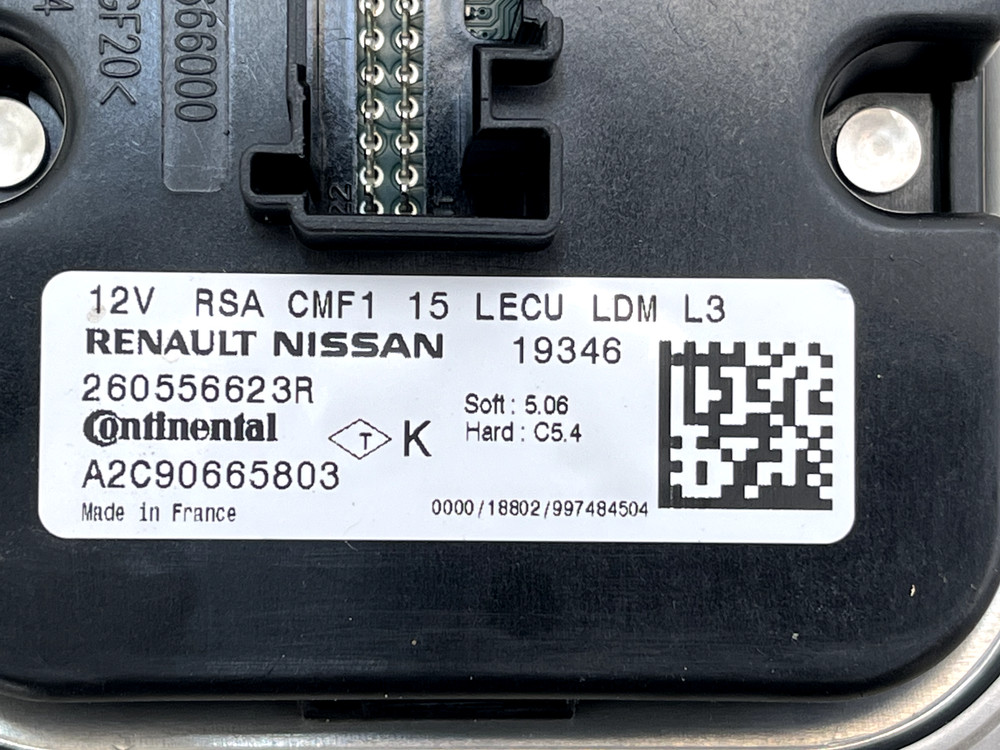 Renault Captur Headlight Ballast Control Module 260556623R Genuine
