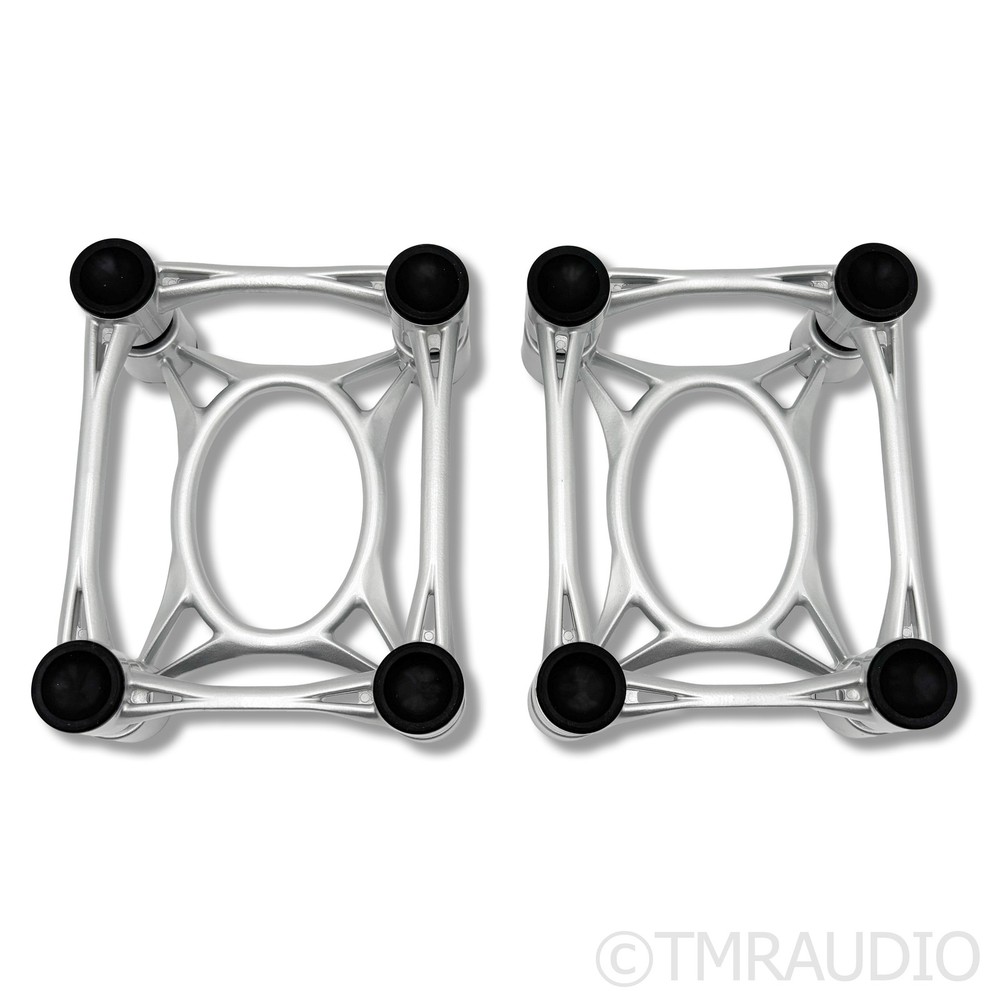 IsoAcoustics Aperta Isolation Stands; Silver Pair