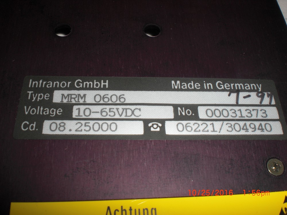 Amplifier Servo 10-65VDC INFANOR MRM 0606