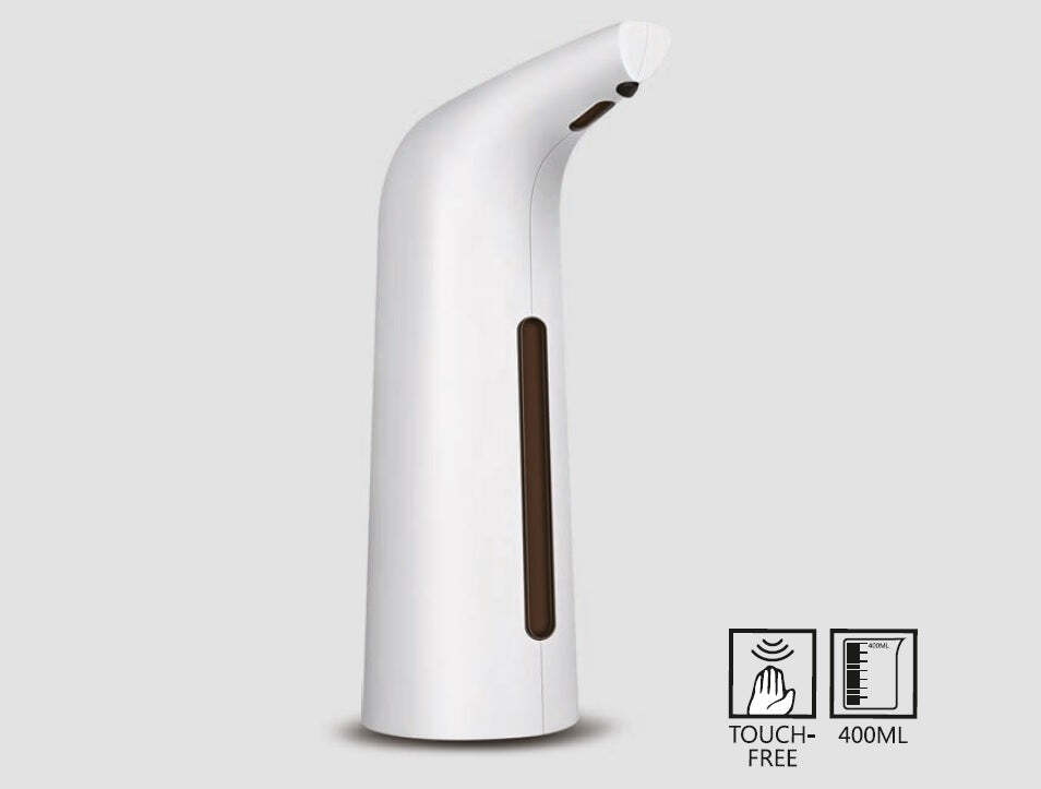 Ondina Touchless soap dispenser. White. Automatic soap dispenser.