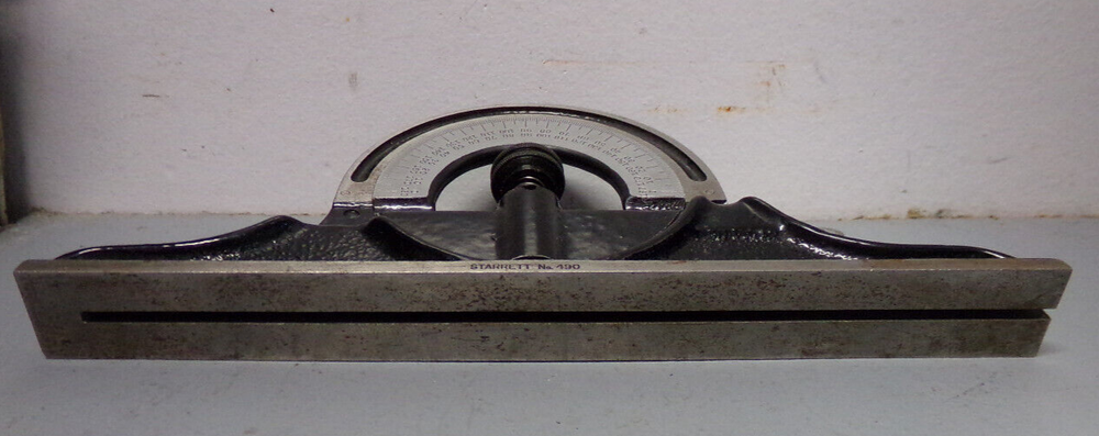 Starrett No. 490 CPR-1224S Combination Square Protractor