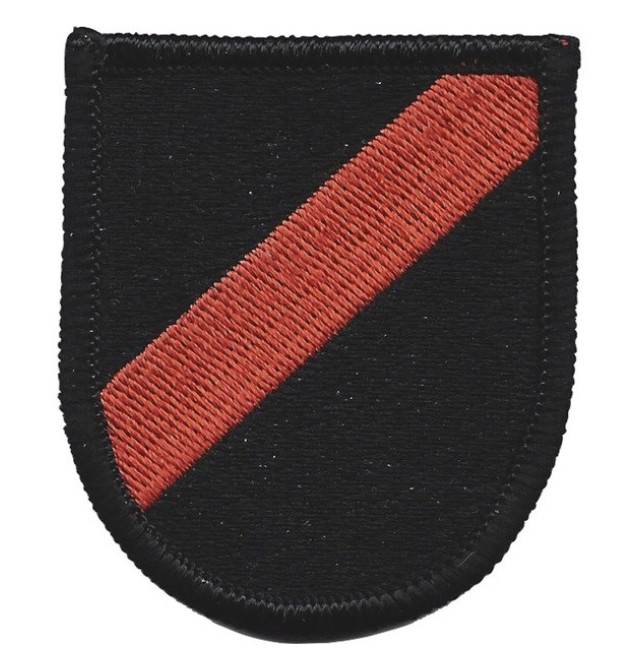 2.25" ARMY SPECIAL FORCES GROUP JOINT CASUALTY FLASH EMBROIDERED PATCH