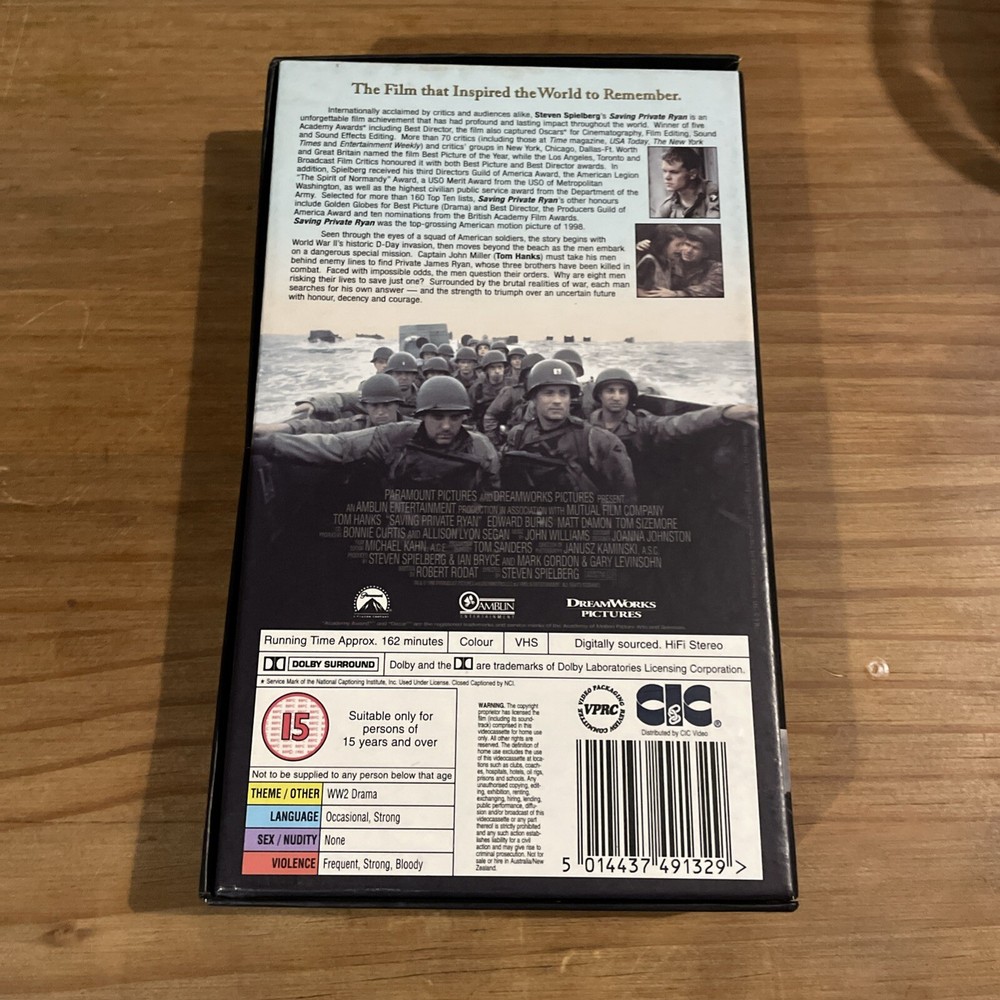 Saving Private Ryan (VHS/SH, 1999)