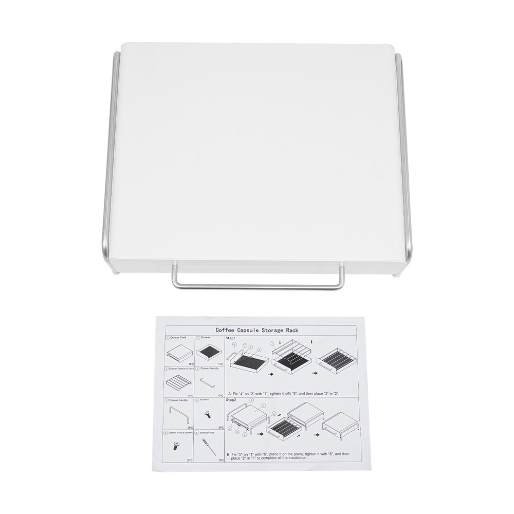 Coffee Capsule Storage Drawer with Stylish Design and Space-Saving Features