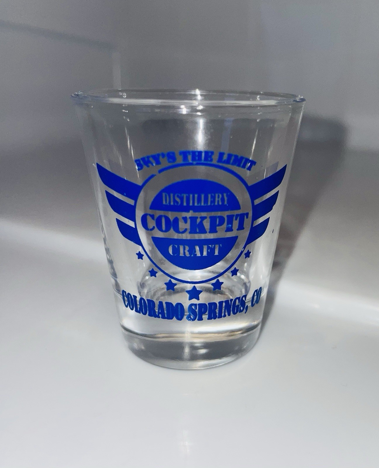 Cockpit Craft Distillery Colorado Springs, CO Shot Glass