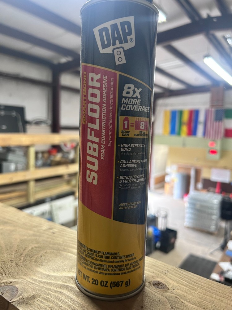 DAP Smart Bond Subfloor 20 oz Foam Construction Adhesive (NEW)